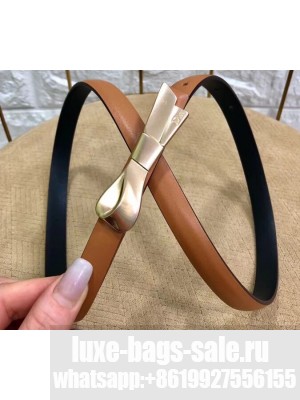 Dior Width 1.5cm Bow Buckle Belt Brown