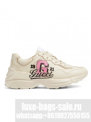 Gucci Unisex Rhyton Sneakers 817482 White