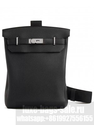 Hermes Hac a Dos PM Backpack H083589 Black