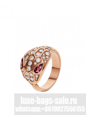 Bvlgari Ring Serpenti Red