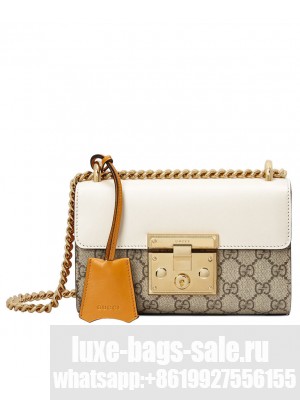 Gucci Padlock Small Shoulder Bag 409487 Cream