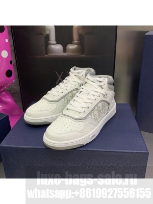 Dior Unisex B27 High-Top Sneaker Smooth Calfskin with Dior Oblique Jacquard 2023 042