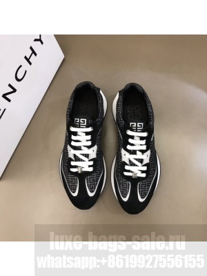 GIVENCHY LOGO embroidery Man's runner sneakers 06