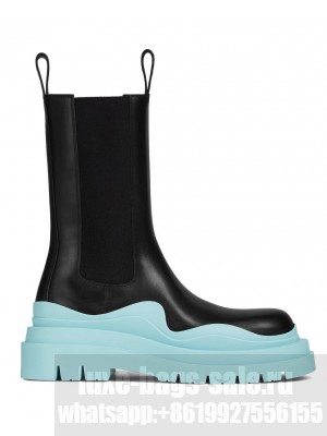 Bottega Veneta Unisex Tire Chelsea Boot Light Blue