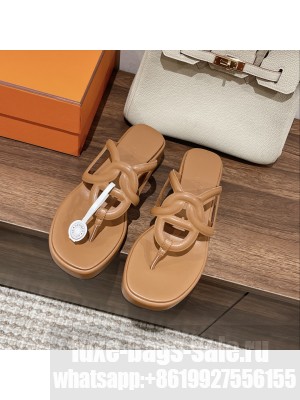 Hermes Gipsy sandal 2023 Collection brown