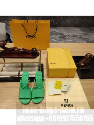 Fendi First 95mm calfleather high-heeled sandals 03