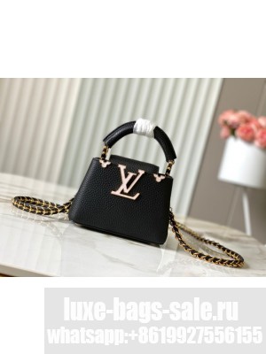 Louis Vuitton Capucines nano M24583 black