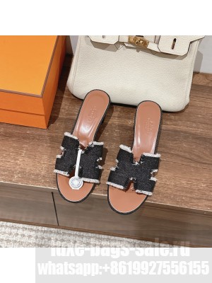 Hermes Heel 5cm Oasis Slipper Sandals 016