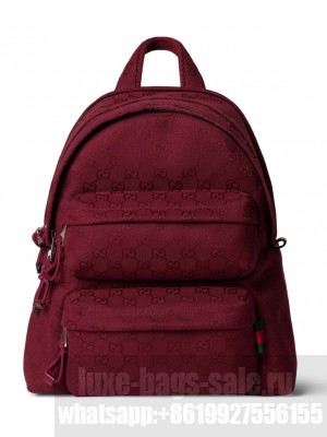 Gucci Medium Backpack With Gucci Logo 800265 Red
