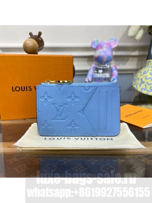 Louis Vuitton Romy Card Holder N81880 blue