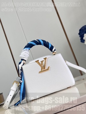 Louis Vuitton Capucines Mini M23456 Snow