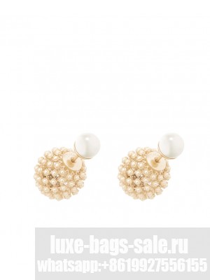 Christian Dior Women's Dior Tribales Earrings Golden