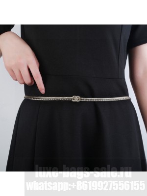 CHANEL Waist Chain Belt AB258