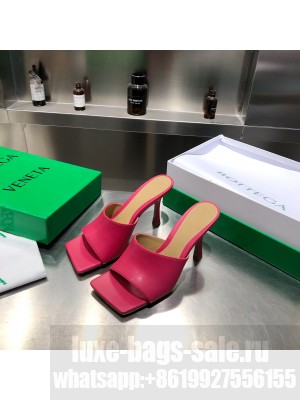 Bottega Venta Leather mules with a squared sole heel 9cm 2021 Collection 04