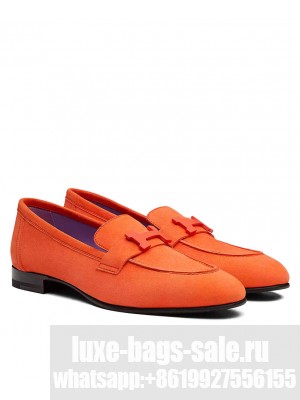 Hermes Women's Paris Loafer Orange