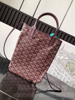Goyard Poitiers Bag Burgundy