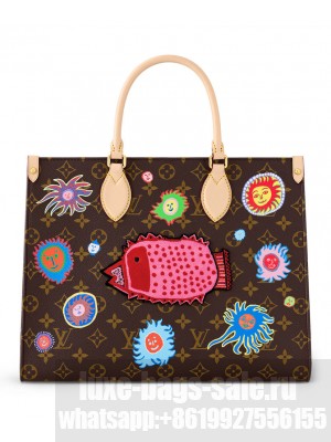 Louis Vuitton LV x YK OnTheGo MM M46429 Brown