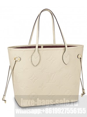 Louis Vuitton Neverfull Mm Tote Bag M45684 Cream