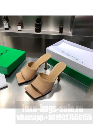 Bottega Venta Leather mules with a squared sole heel 9cm 2021 Collection 12