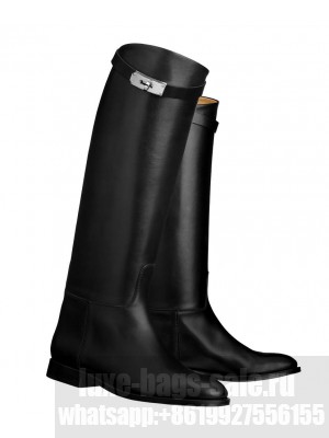 Hermes Women's Jumping Boot Black