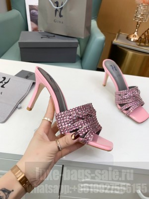 GINA HAYWORTH In Quartz Chic 85mm sandal Mule pink 2021 Collection
