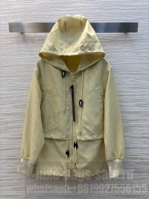 Louis Vuitton Nylon Jacket Beige 2025
