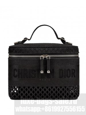 Christian Dior Diortravel Vanity Case Black