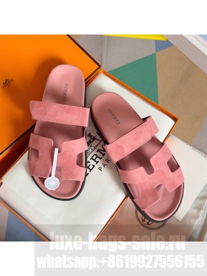 Hermes Unisex Chypre Flat Sandals 010