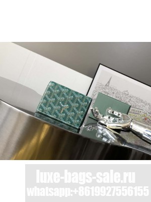 Goyard Malesherbes Card Wallet Green
