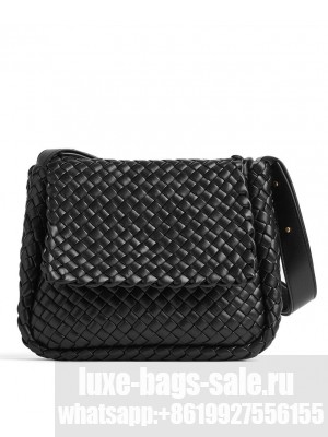 Bottega Veneta Cobble Shoulder Bag 709418 Black