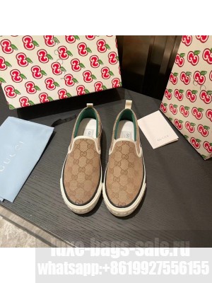 Gucci 1977 Slide On Sneakers Spring/Summer 2021 Collection, Beige