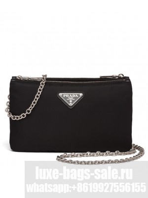 Prada Padded Nylon Mini-Bag 1BP044 Black