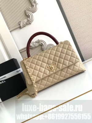 Chanel LARGE FLAP BAG WITH TOP HANDLE 92991-3