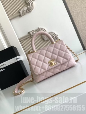 Chanel MINI FLAP BAG WITH TOP HANDLE AS2215-2