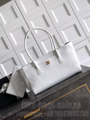 Chanel 2026SS Original Crocodile Leather A31021 White