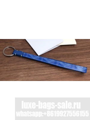 Goyard Sesame Key Holder Blue