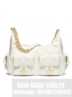 Chanel Maxi Hobo Bag AS5302 Cream