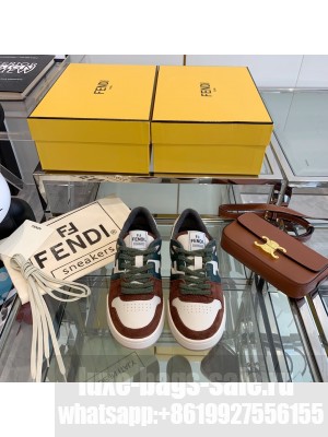 Fendi FENDI MATCH Unisex low-tops sneakers green/brown