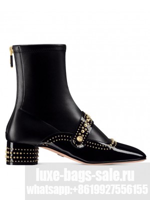 Christian Dior Women's Belle-D Heeled Ankle Boot Black