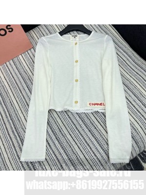 Chanel Cashmere Cardigan CH031126 White 2025