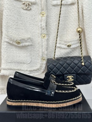 Chanel Loafers With Chain 2024 01
