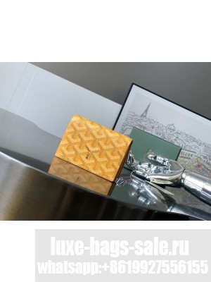 Goyard Malesherbes Card Wallet Yellow