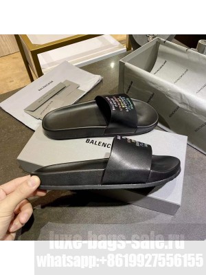Balenciaga Unisex Pool Slide Sandal 2021 Collection 025