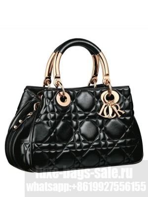 Christian Dior Medium Lady 95.22 Bag Black