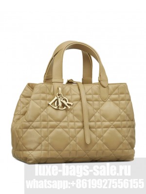 Christian Dior Medium Dior Toujours Bag Light Coffee