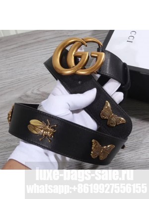 Gucci Charms Belt 38mm Black 