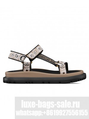 Christian Dior Women's D-Wave Sandal Coffee