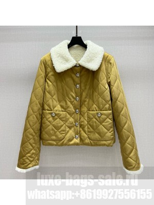 Chanel Padded Coat CH121733 Brown 2024