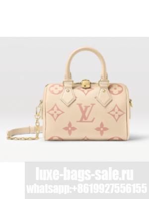 Louis Vuitton Speedy Bandouliere 20 M46397 Rose Trianon Pink