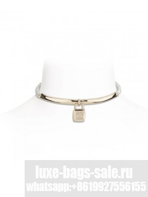 Chanel Women's Choker ABA471 Golden